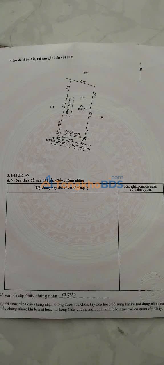 Đất nền Tân Phước, Tiền Giang 1241m² - Sổ đỏ thổ cư, giá đầu tư 2.99 tỷ