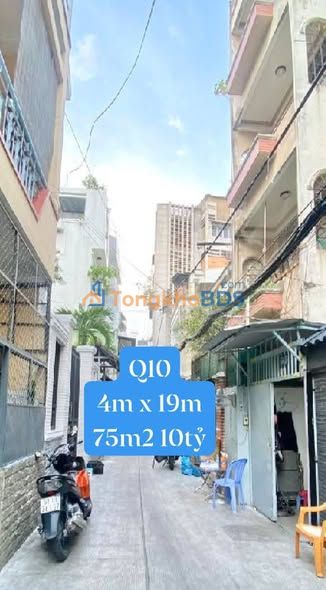 Nhà Phường 10 Quận 10 75m² Giá 10 Tỷ - Vị Trí Kinh Doanh Đắc Địa