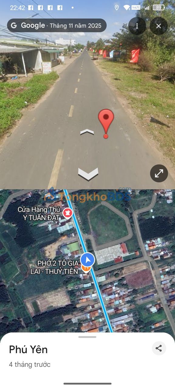 Bán đất thổ cư 1150m² kèm nhà cấp 4 tại Xã Ea Ly, Phú Yên - Giá tốt