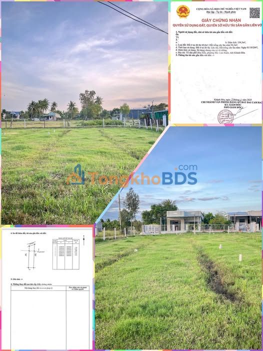 Bán đất thổ cư Bắc Cam Ranh 154.3m² - Sổ hồng chính chủ