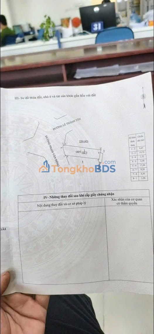 Bán Đất 100m² Ngã Tư Lê Thánh Tôn, Quảng Ngãi - Giá 5.5 Tỷ