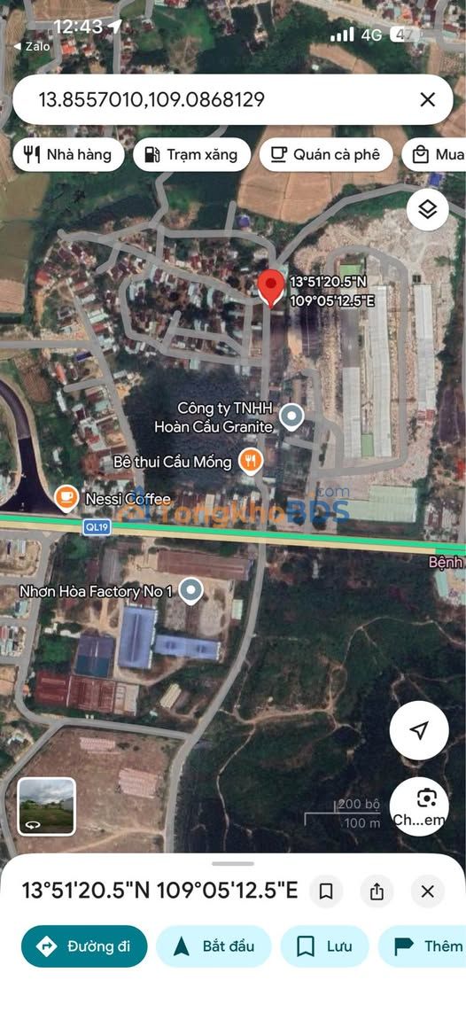 Đất Nhơn Hòa An Nhơn 90m² 6xx triệu - Đường to ô tô