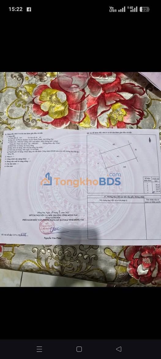 Đất nền Phước Khánh Nhơn Trạch 1.2 tỷ - Đầu tư dài hạn