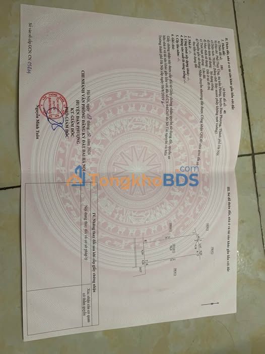 Đất nền Đan Phượng 70m² giá thỏa thuận - Sổ đỏ chính chủ