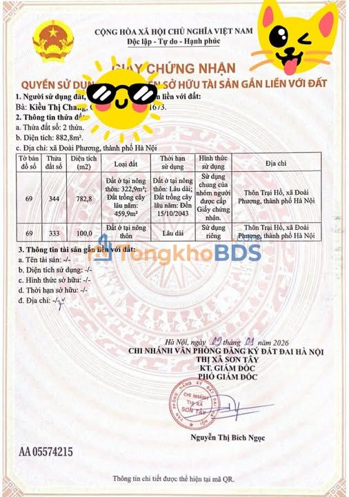 Đất Nền Đan Phượng 100m² Giá 2 Tỷ - Sổ Đỏ Sẵn Sàng Giao Dịch