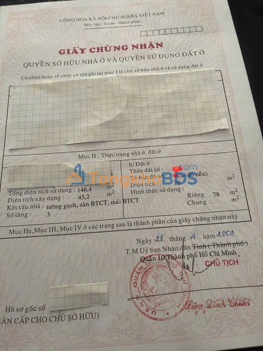 Nhà phố Khu Bắc Hải Q10 80m² 28 tỷ - Mặt tiền kinh doanh