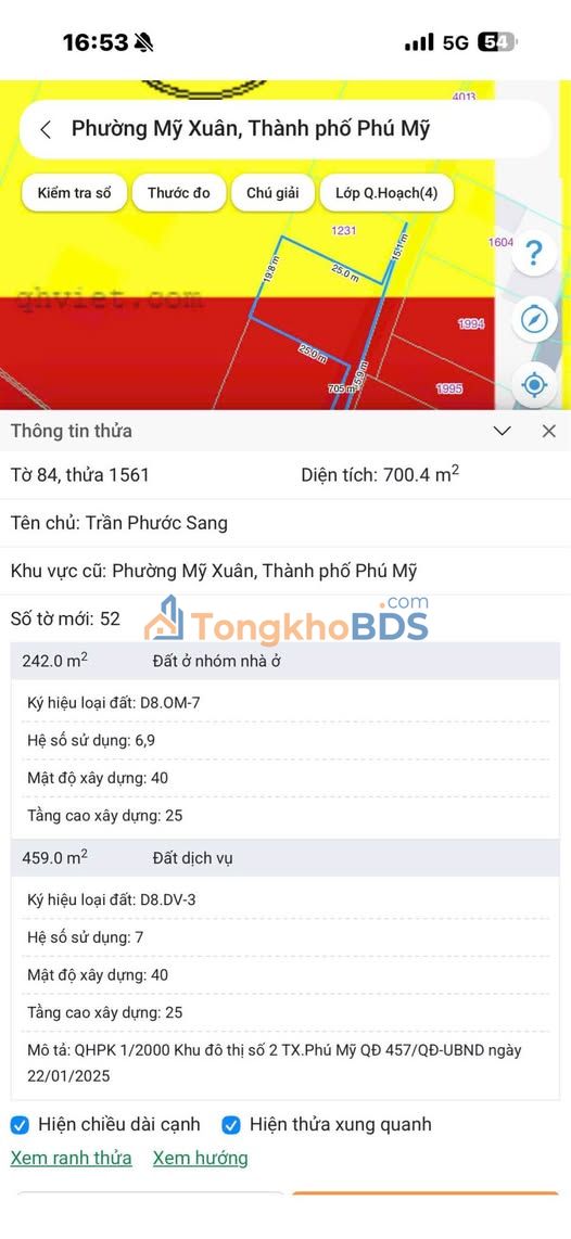 Bán Đất 500m² Phường Phú Mỹ, Quận 7 - Giá Thỏa Thuận