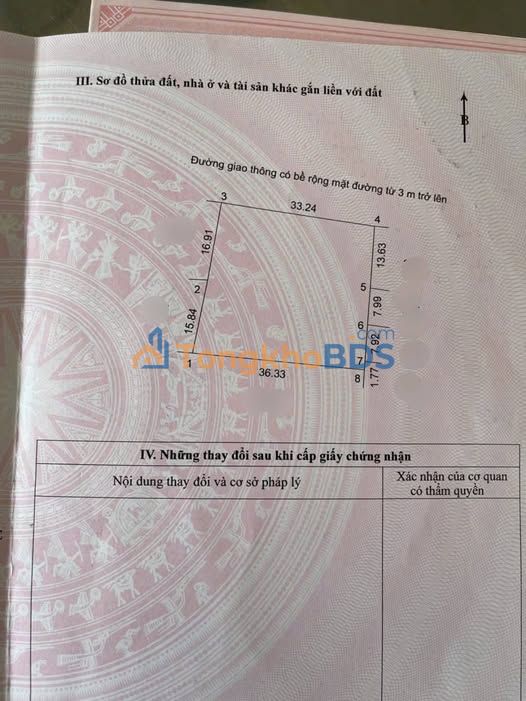 Đất An Phước Châu Thành 1.100m² 1.8 tỷ - Pháp lý rõ ràng