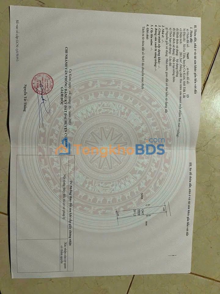 Đất nền Etieu Buôn Ma Thuột 252m² 545 triệu - Tiềm năng