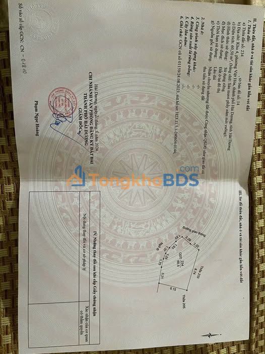 Đất Góc Mặt Phố Việt Hòa - 60.5m² - Sổ Đỏ Sẵn Sàng - 1 Tỷ X