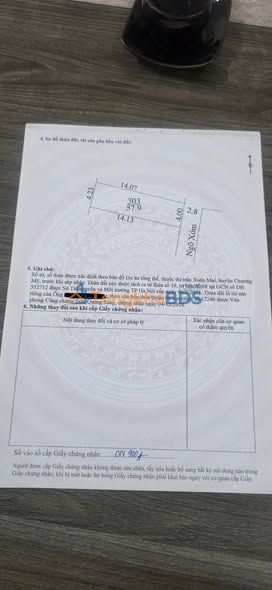 Bán Đất Nền Rặng Nhãn Xuân Mai - 60m² Thổ Cư, Sổ Đỏ Riêng