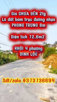 Đất nền Hưng Lộc Vinh 73m² dưới 2 tỷ - Sổ đỏ chính chủ