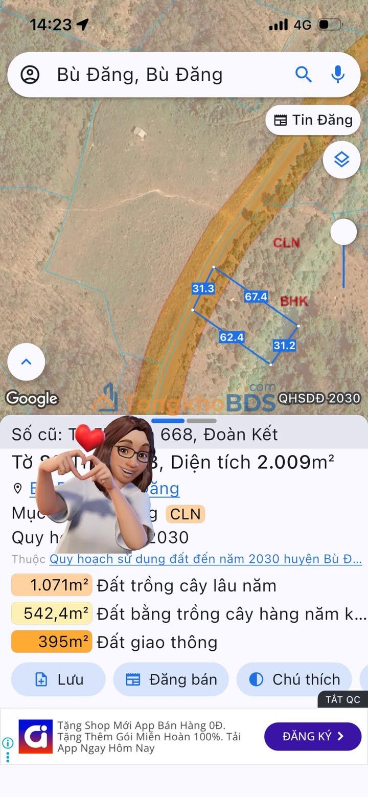 Đất Vườn Bình Phước 7200m² - Giá 480 Triệu, Sẵn Vườn Sầu Riêng