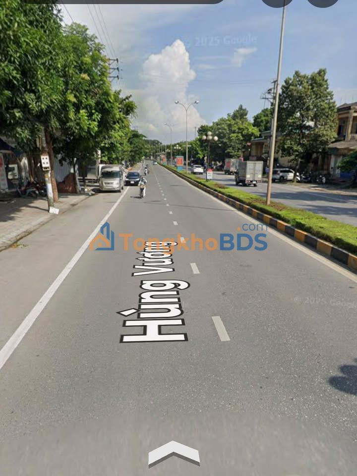 Đất Đại lộ Hùng Vương Việt Trì 96m² 7 tỷ – Đường to ô tô