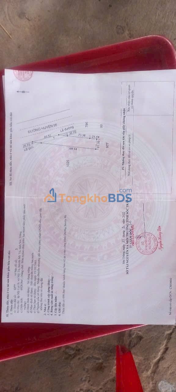 Đất mặt tiền Vị Thủy Hậu Giang 4.927m² 1.3 tỷ - Đường ô tô