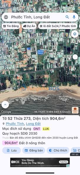 Đất nền Xã Long Hải 85m² - Sổ hồng sẵn, chỉ 1.47 tỷ - Gần biển