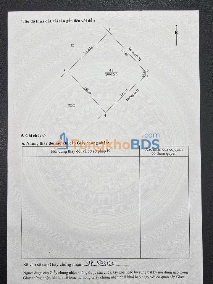 Đất nền KCN Châu Đức 39.950m² 136.5 tỷ - Pháp lý rõ ràng