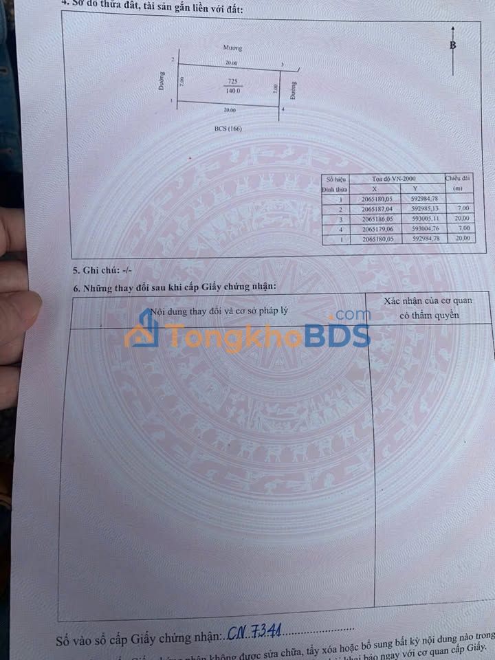 Đất nền Hưng Nguyên 240m² 3 tỷ - Đường lớn ô tô