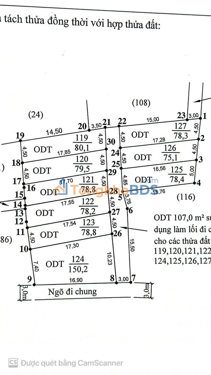 Đất nền Tổ 7 Hòa Nghĩa, Cát Hải - 75m² giá đầu tư F0