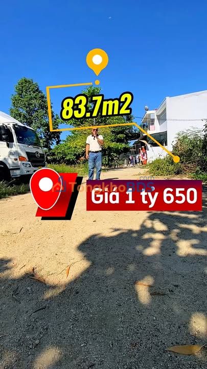 Đất nền Vĩnh Ngọc Nha Trang 84m² 1,65 tỷ - Pháp lý rõ ràng