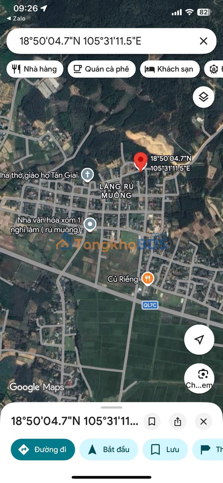 Đất Nền Nghi Lâm 193.5m² Full Thổ Cư - Sẵn Sổ - Giá Chỉ Từ 7xx Triệu