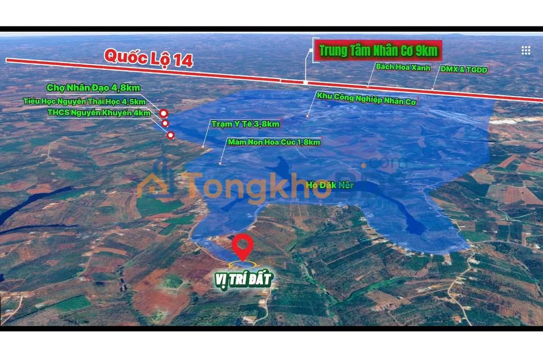 Đất Nền KCN Alumin Nhân Cơ - 240m² Sổ Riêng, Giá Tốt