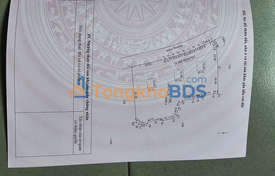 Đất nền Long Tân Dầu Tiếng 5806m² 6 tỷ - Đường ô tô