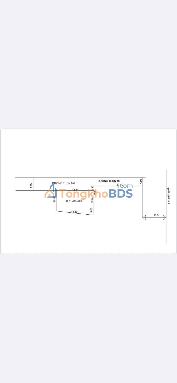 Đất nền Quảng Nhân 207m² giá 7xx triệu - Xây dựng tự do