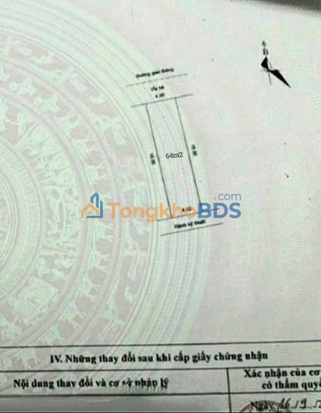 Đất nền Đường Đôi Thanh Bình 64m² 4 tỷ - Đường to ô tô