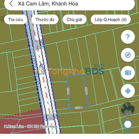 Đất Nền Cam Đức, Cam Lâm 80m² - Sổ Đỏ Thổ Cư, Giá 3.6 Tỷ/Ngang