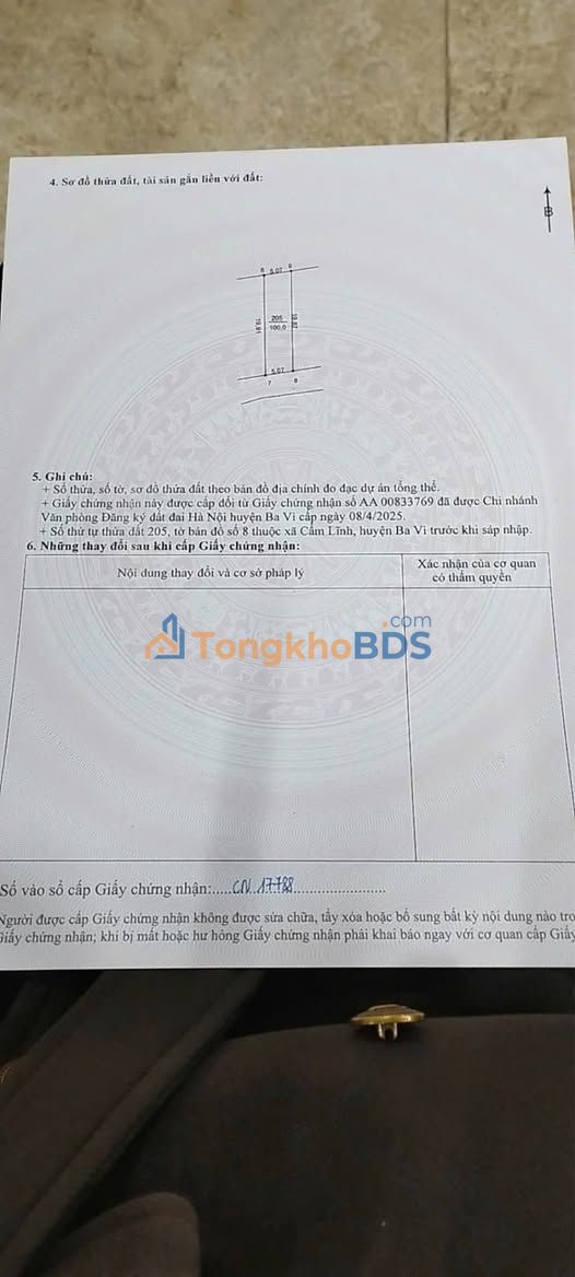 Bán đất 100m² Ba Vì - Gần chợ, trường học, UB - Chỉ từ 1 tỷ