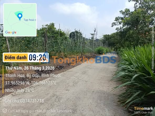 Đất Nền 1931m² Bù Đốp Bình Phước - Quy hoạch Thổ cư, View Ao Mát Mẻ