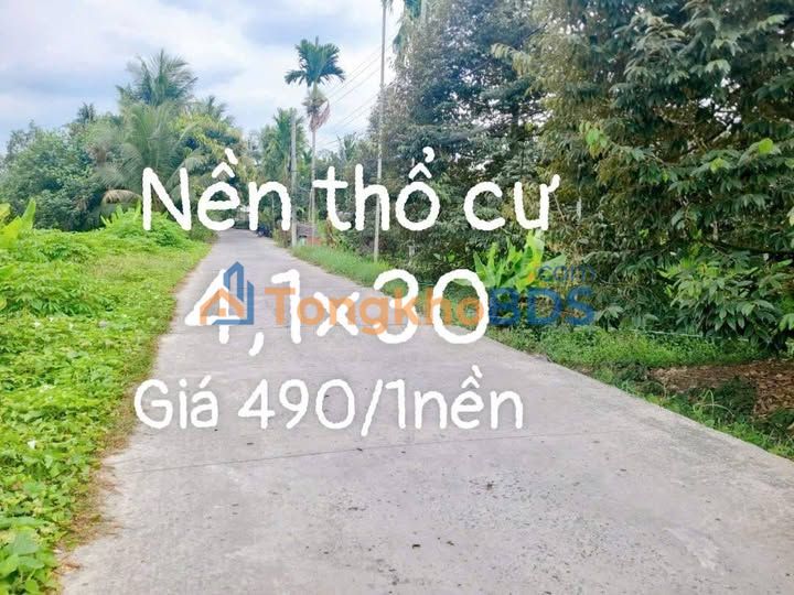 Đất thổ cư Cần Thơ 119m² - Lộ ô tô, view sông mát mẻ - Giá 490 triệu