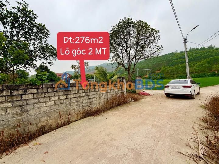 Đất nền 2 mặt tiền Bình Xuyên, Vĩnh Phúc - 276m² giá tốt