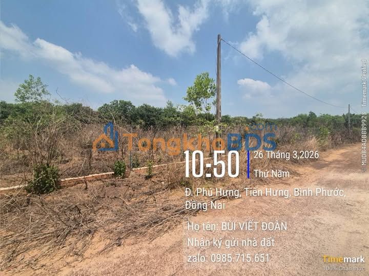 Đất nền F0 Tiến Thành, Đồng Xoài - 125m² Sổ TC Giá Đầu Tư