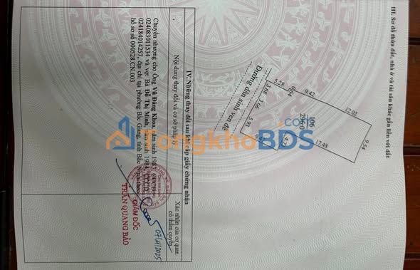 Đất Tặng 2 Nhà C4 Phường Bắc Giang, Bắc Giang - 296m², Mặt Tiền 13.6m - Giá 6 Tỷ