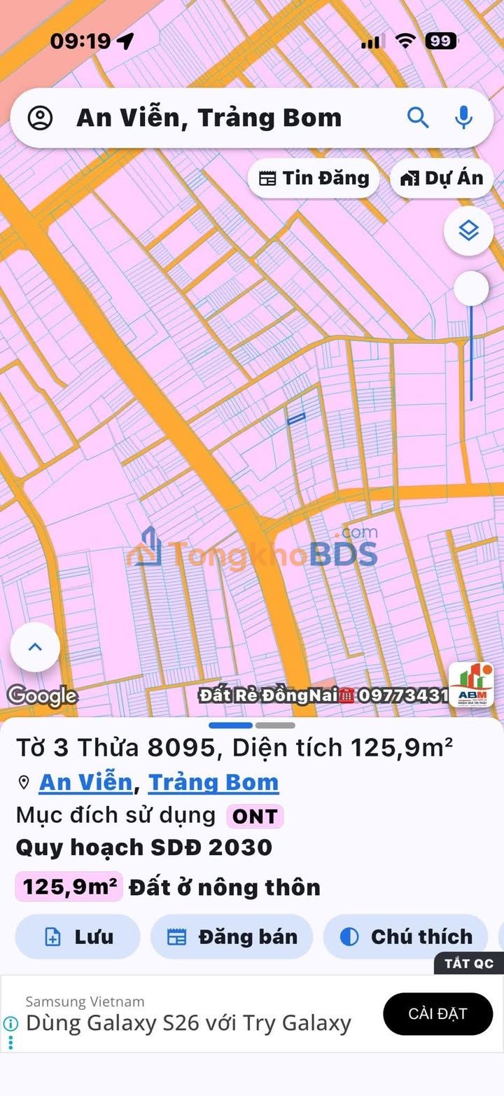 Đất nền KCN Giang Điền 130m² 1 tỷ - Sổ đỏ chính chủ