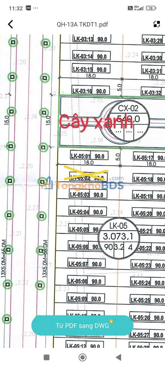 Đất nền KĐT Tân Tựu Hà Nam 90m² 2.34 tỷ - Sổ đỏ chính chủ