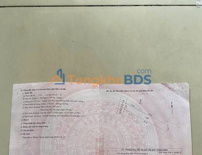 Nhà Mặt Tiền Võ Văn Kiệt, Cần Thơ - 276m² Giá 2.6 Tỷ Chính Chủ