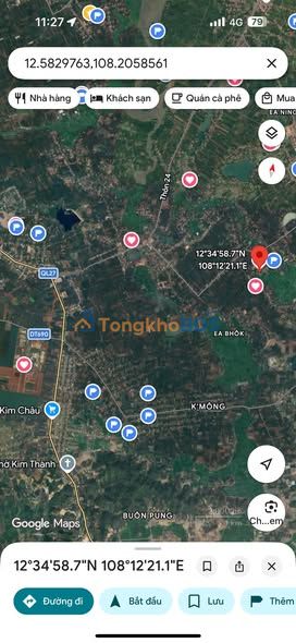 Đất nền Ea Bhốk Cư Kuin 324m² - Sổ đỏ sẵn sàng, giá đầu tư 430 triệu