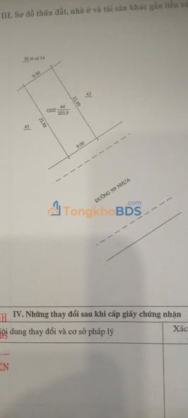 Nhà 3PN Trung tâm hành chính Phú Riềng - Sổ đỏ 207m² thổ cư, Giá 3.2 Tỷ