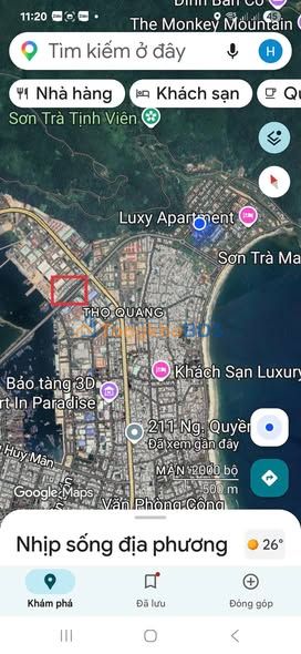 Bán đất 60m² đường nhựa 5.5m, Sơn Trà, Đà Nẵng - 4.65 tỷ