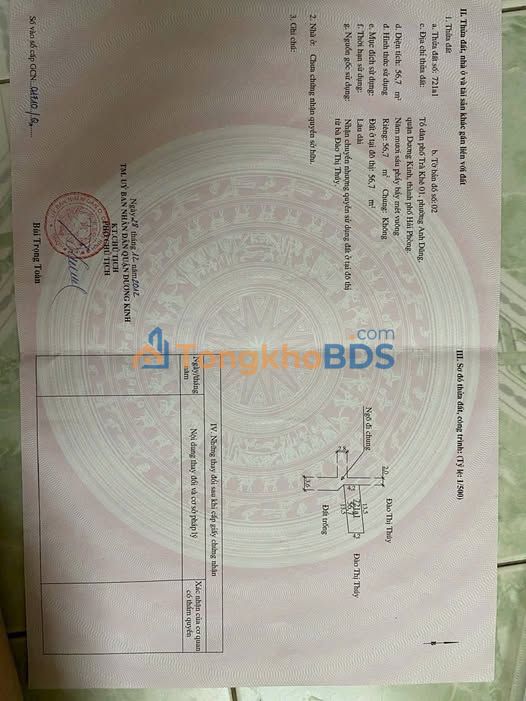 Đất nền Trà Khê, Dương Kinh 56.7m² - Ô tô vào nhà, gần chợ ~100m