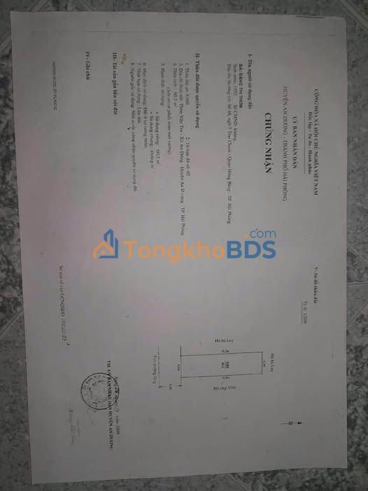 Nhà Mặt Đường An Đồng, An Lão 60m² - Sổ Đỏ Chính Chủ, Giá 2.5 Tỷ