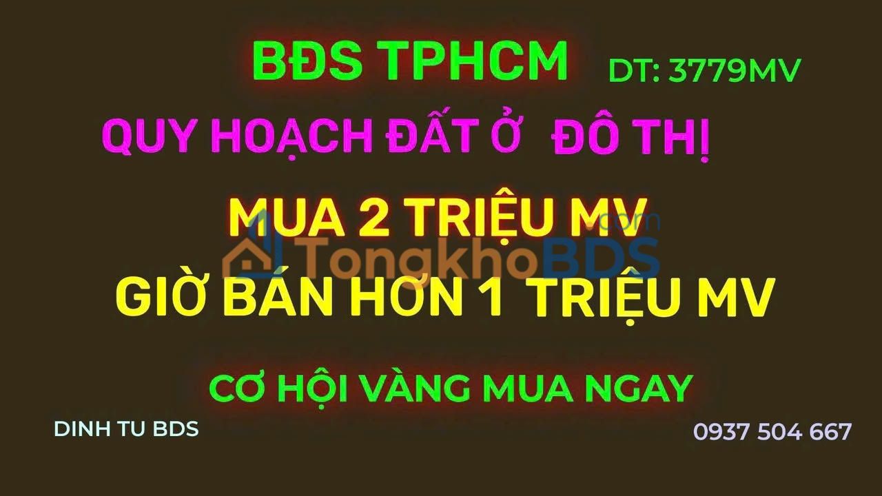 Đất nền Trung tâm Bến Cát 3800m² - Sổ hồng riêng, quy hoạch đất ở