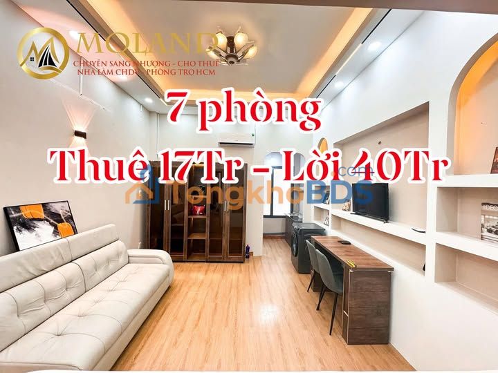 Cho thuê nhà Lũy Bán Bích, Tân Phú - 7PN, Dòng tiền 40Tr/tháng