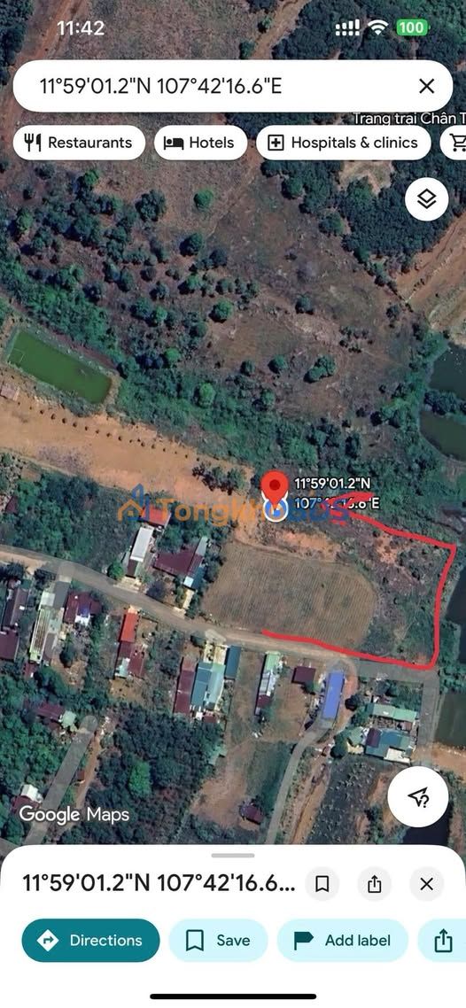 Đất nền Gia Nghĩa Hùng Vương 10x27m 800 triệu - Đường to ô tô