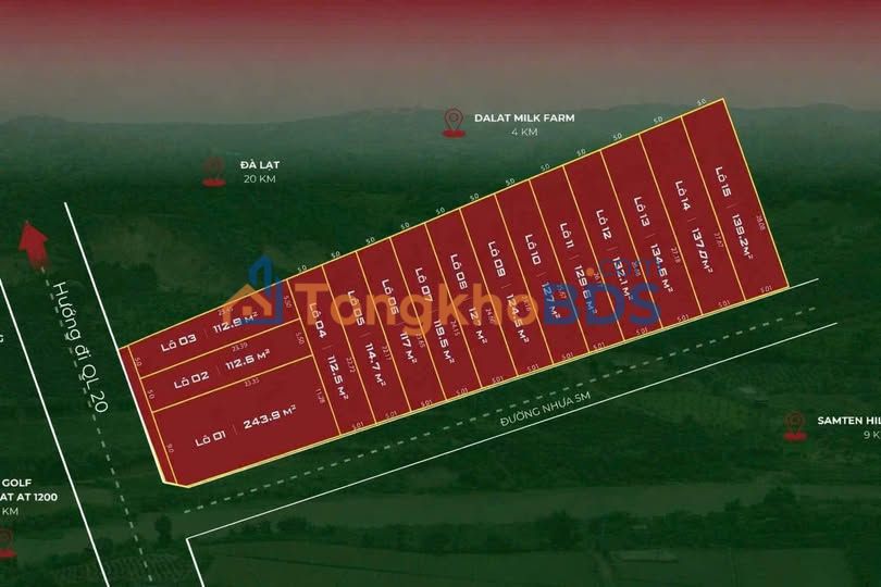 Đất Nền Đức Trọng 135m² - View Sông Núi, Gần KĐT Bồng Lai