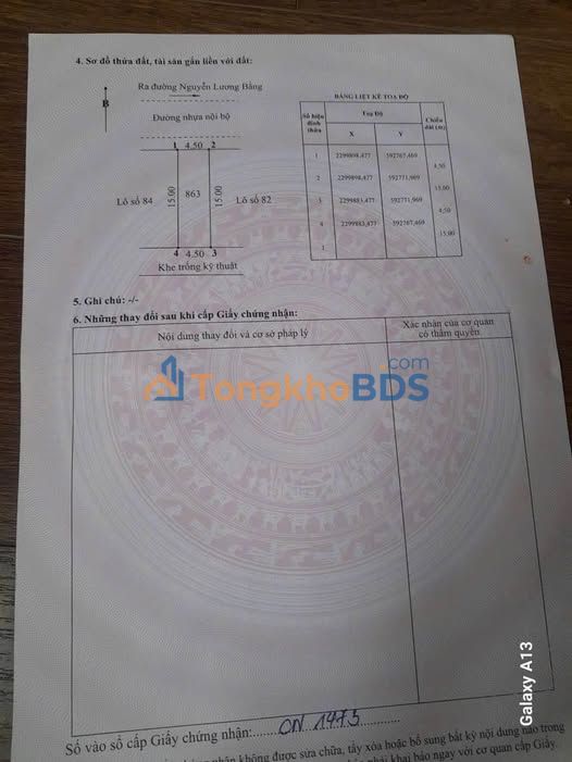 Đất Đấu Giá Nguyễn Lương Bằng, Hải Phòng - 67.5m² - 3.1 Tỷ