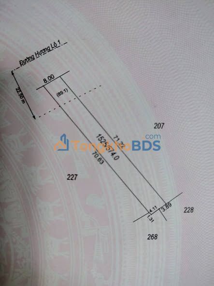 Đất nền Hương Lộ 1 Gò Dầu 332m² thỏa thuận - Sổ đỏ chính chủ